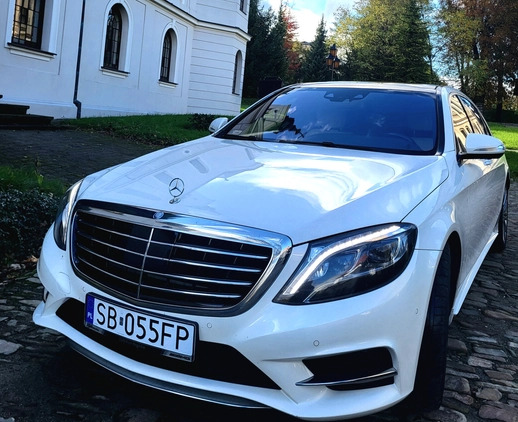 Mercedes-Benz Klasa S cena 159000 przebieg: 223000, rok produkcji 2014 z Biała małe 172